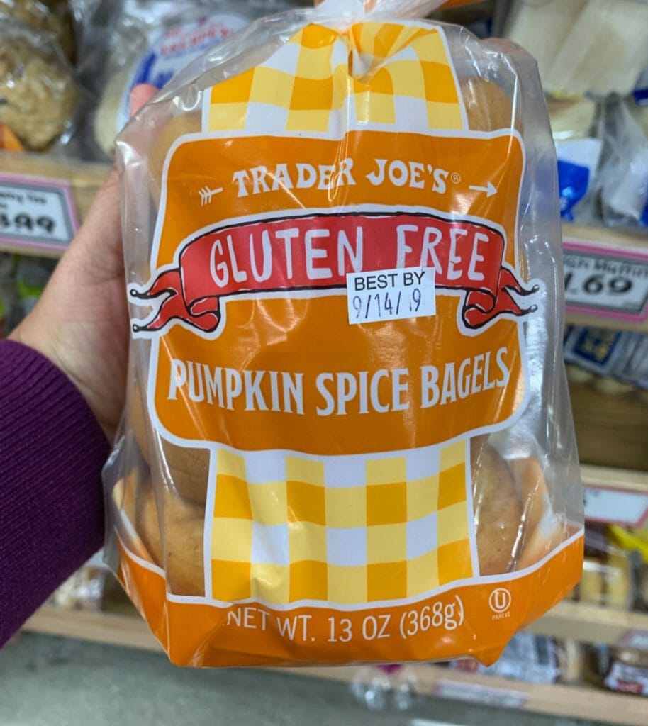 Trader Joe's Find GlutenFree Pumpkin Spice Bagels! Wicked Gluten Free