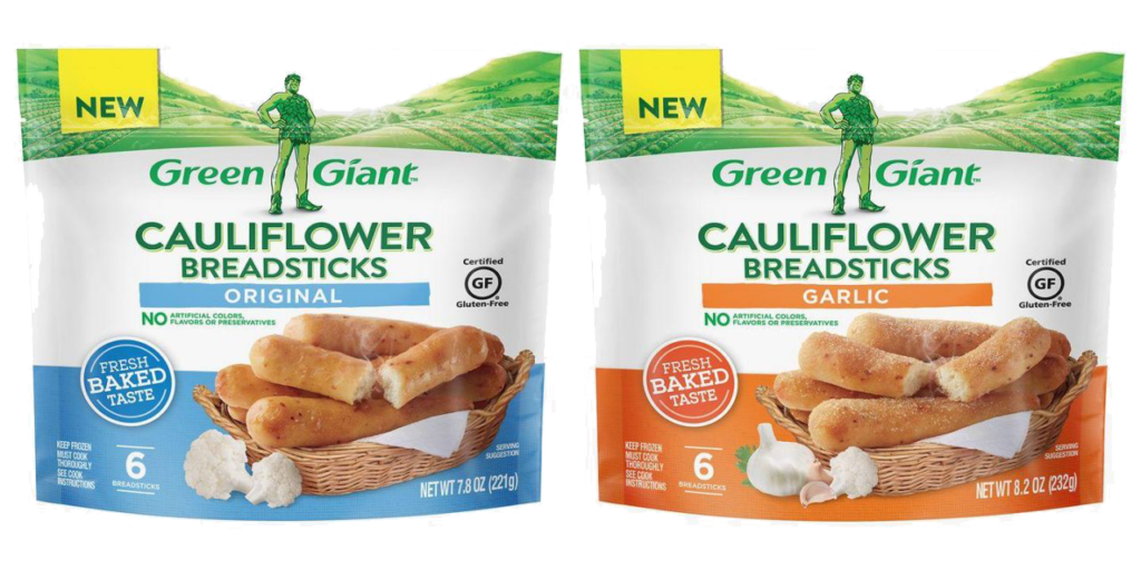Green Giant Cauliflower Breadsticks GlutenFree New England