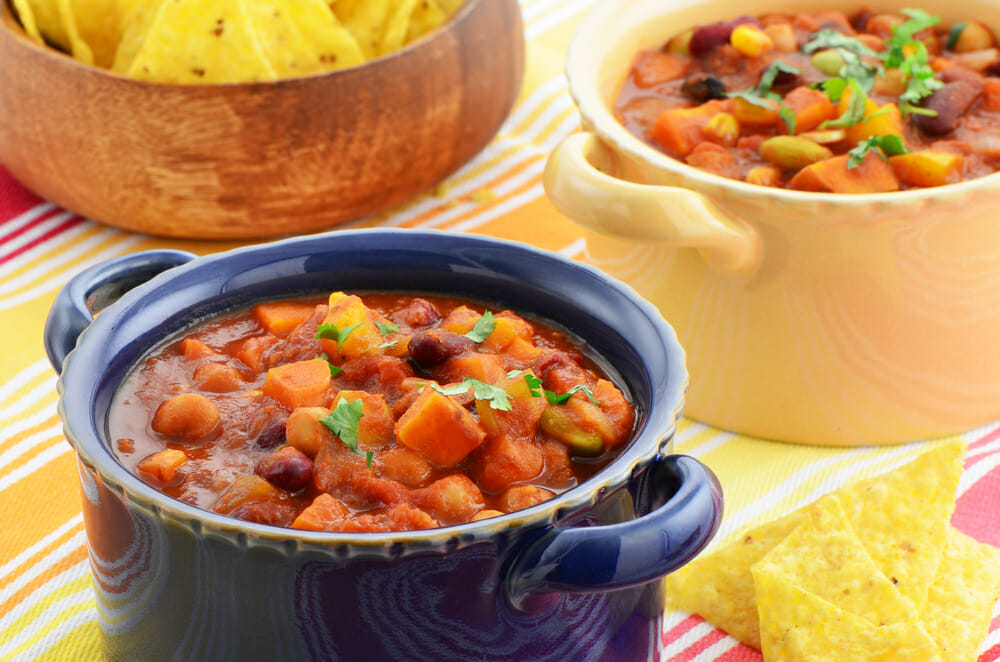 gluten free and vegan sweet potato chili recipe