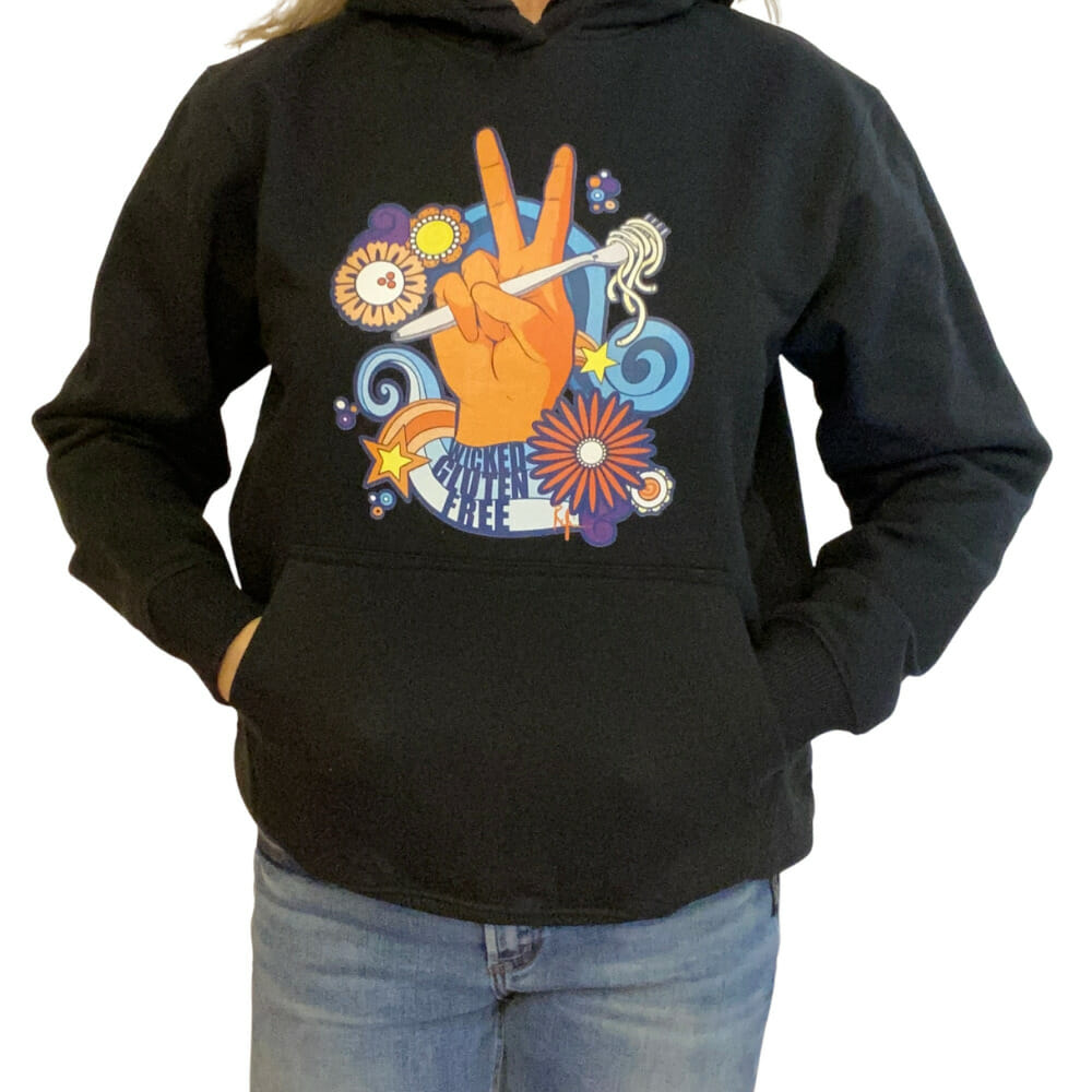 Wicked Gluten Free Hoodie Black Wicked Gluten Free